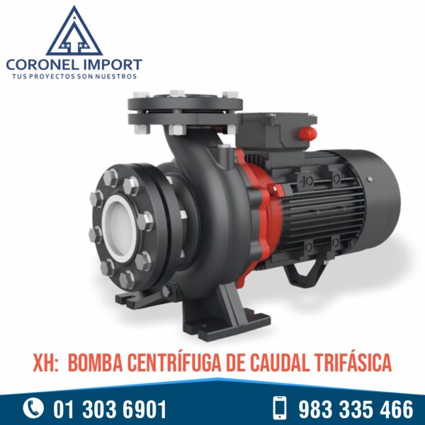 XH: BOMBA CENTRIFUGA DE CAUDAL TRIFASICA